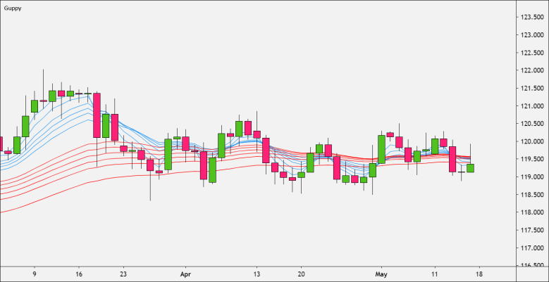 Guppy Indicates No Trend