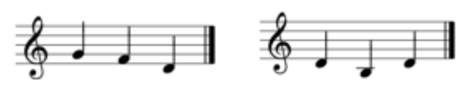 dominant patterns in c major