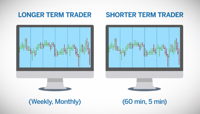 Chart Types: Candlestick, Line and Bar
